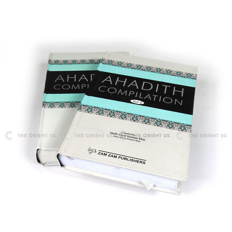 Ahadith Compilation Volumes 1 & 2 Hadith Book Arabic English Hadeeth Zamzam