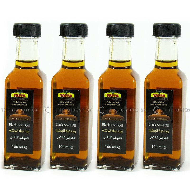 4x Yaffa Black Seed Oil Pure Cold Pressed Virgin Palestine 100ml