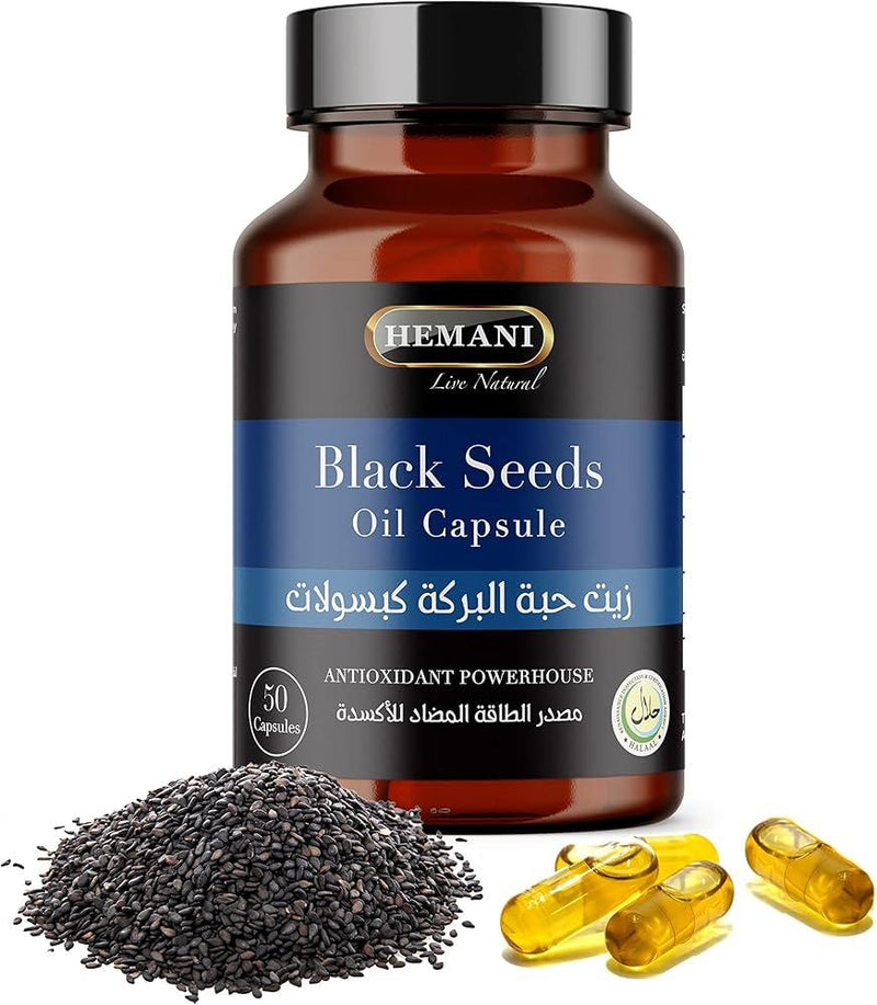 Hemani Black Seeds Oil 50 Capsule Natural Antioxidant