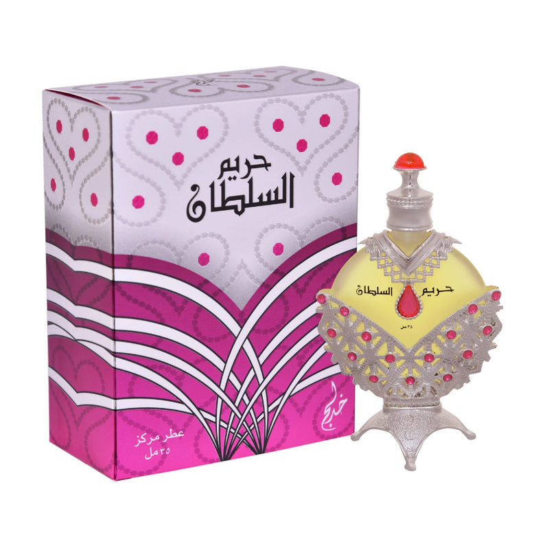 Hareem Al Sultan Silver Concentrated Oil Perfume 35ml by Khadlaj