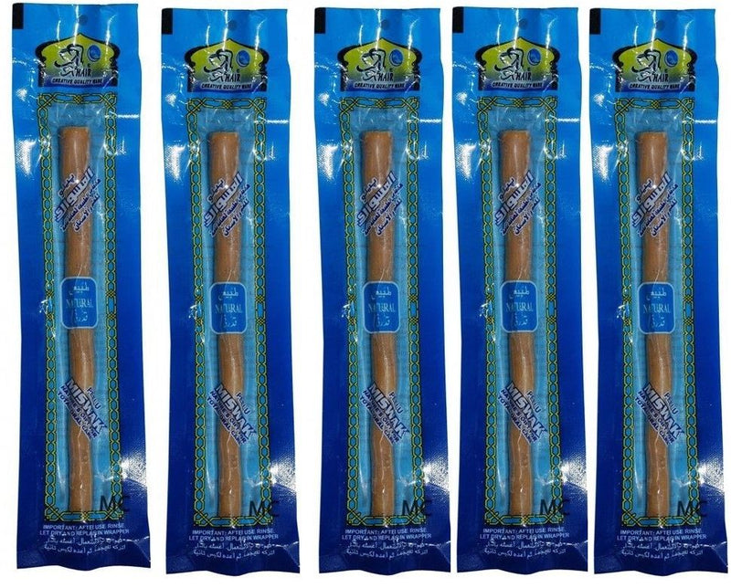 5x Miswak Miswaak Meswak Siwak Sewak Natural Toothbrush Peelu