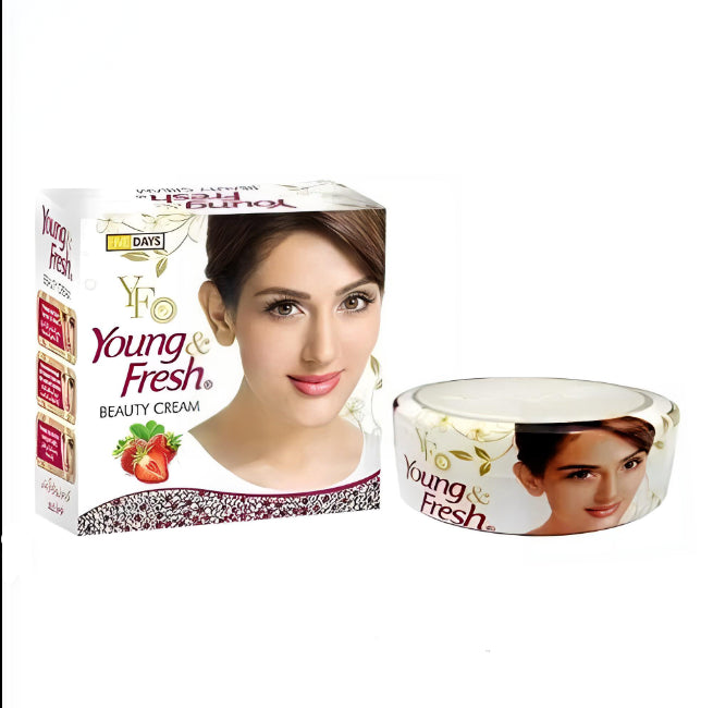 Young & Fresh Beauty Cream Natural Glow Soft Smooth Skin Scented