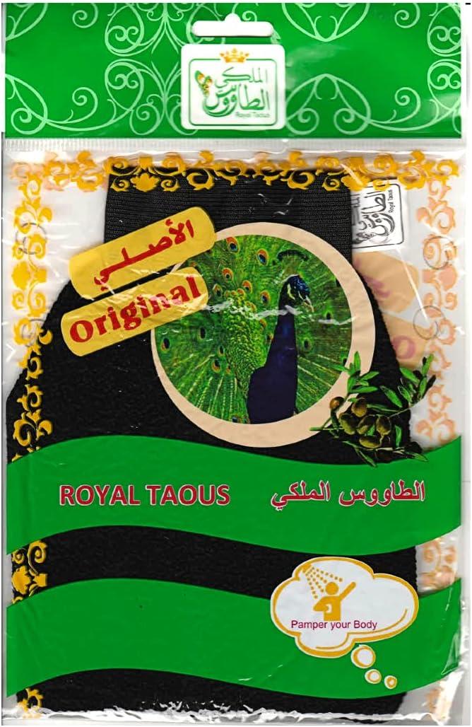 Royal Taous Moroccan Bath Gloves Luffa Original Cleanser