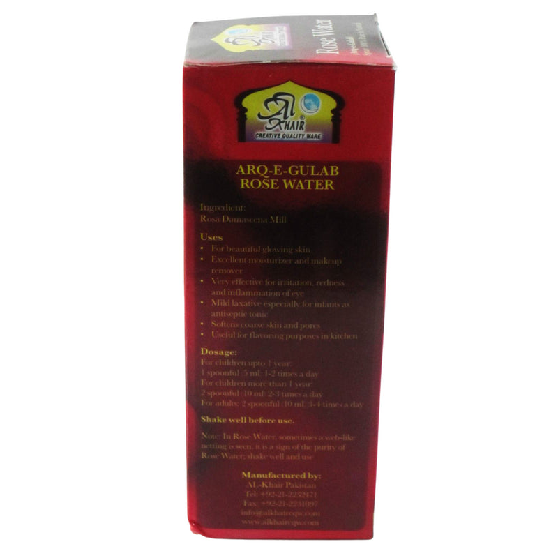 Rose Water Arq-e-Gulab Extract of Fresh Rose Petals Pure Natural 120ml