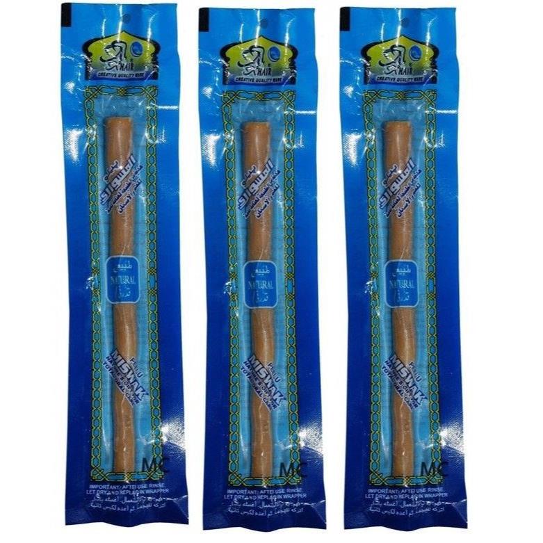 3x Miswak Miswaak Meswak Siwak Sewak Natural Toothbrush Peelu