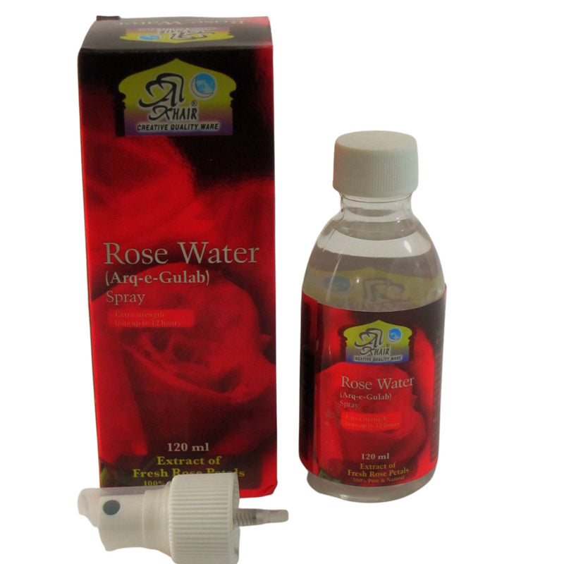 Rose Water Arq-e-Gulab Extract of Fresh Rose Petals Pure Natural 120ml