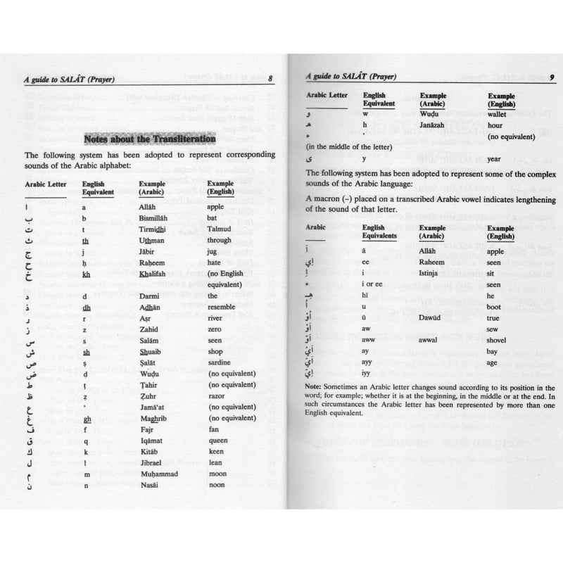 A Guide to Salat (Prayer) According to the Sunnah Islamic Children Salah Book