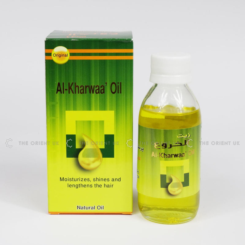 125ml Castor Oil Al-Kharwaa' by Original 100% Pure Natural for Hair Beauty