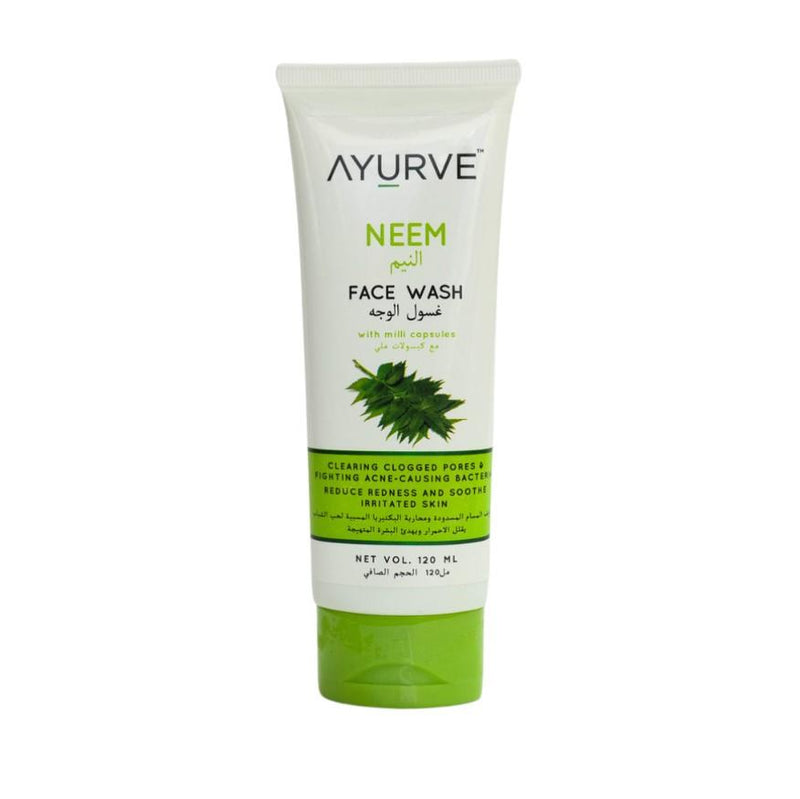 Ayurve Neem Face Wash 120ml Clearing Clogged Pores Soothness