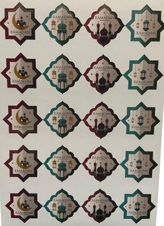 Islamic Ramadan Kareem Mubarak Eid Decorations Party Set Pack Stickers Bunting