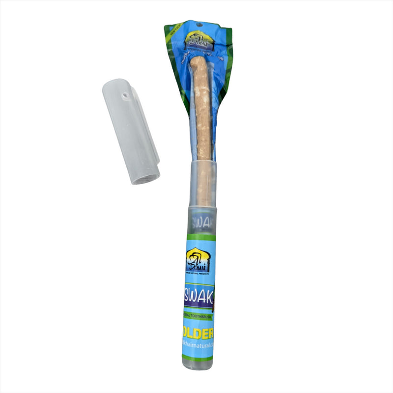 Miswak + Holder Miswaak Sewak Siwak Toothbrush Herbal Natural Peelu