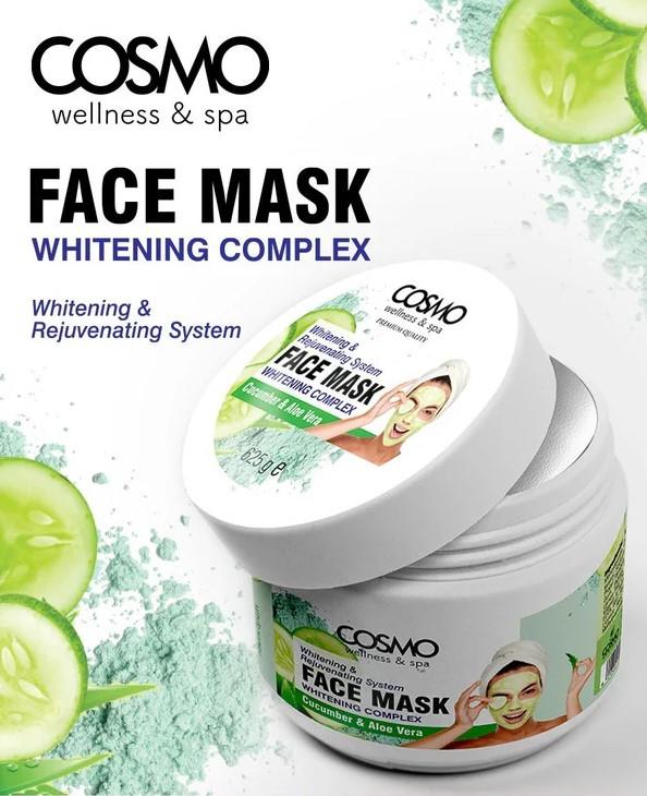 Cosmo Whitening & Rejuvenating System Cucumber & Aloe Vera Face Mask