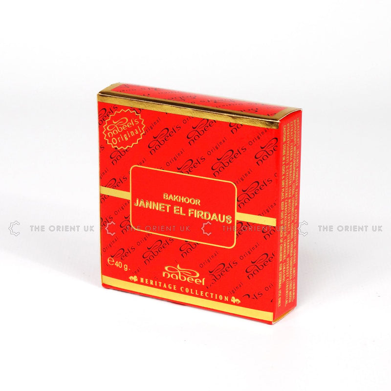 40g Bakhoor Jannet El Firdaus by Nabeel Incense Bakhour Burner Home