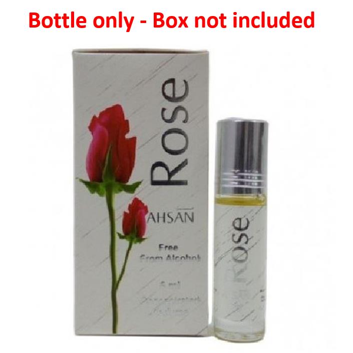 1x6ml Ahsan Rose Genuine Perfume Roll On Fragrance Alcohol Free Halal