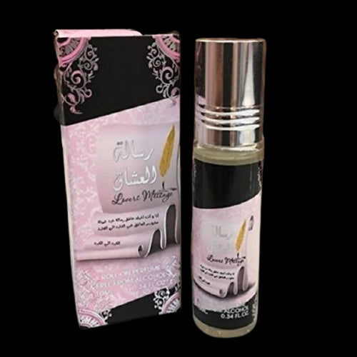 10ml Lovers Message Perfume Attar Fragrance Roll On Floral Arabian Scent