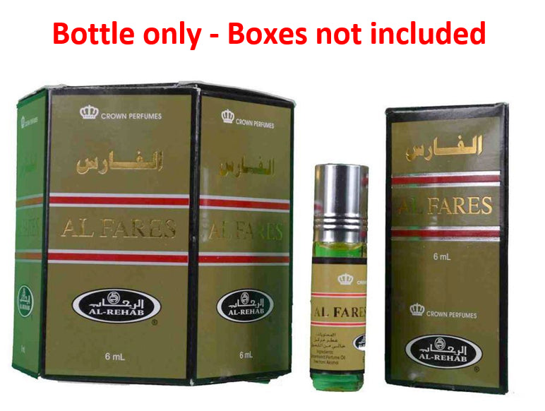 12x6ml Al Fares by Al Rehab Genuine Perfume Roll On Fragrance Alcohol Free Halal