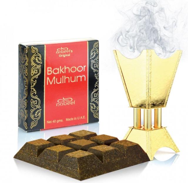 Nabeel Bakhoor Mulhum 40g Home Kitchen Mosque Fragrance Incense Essence Burner - The Orient