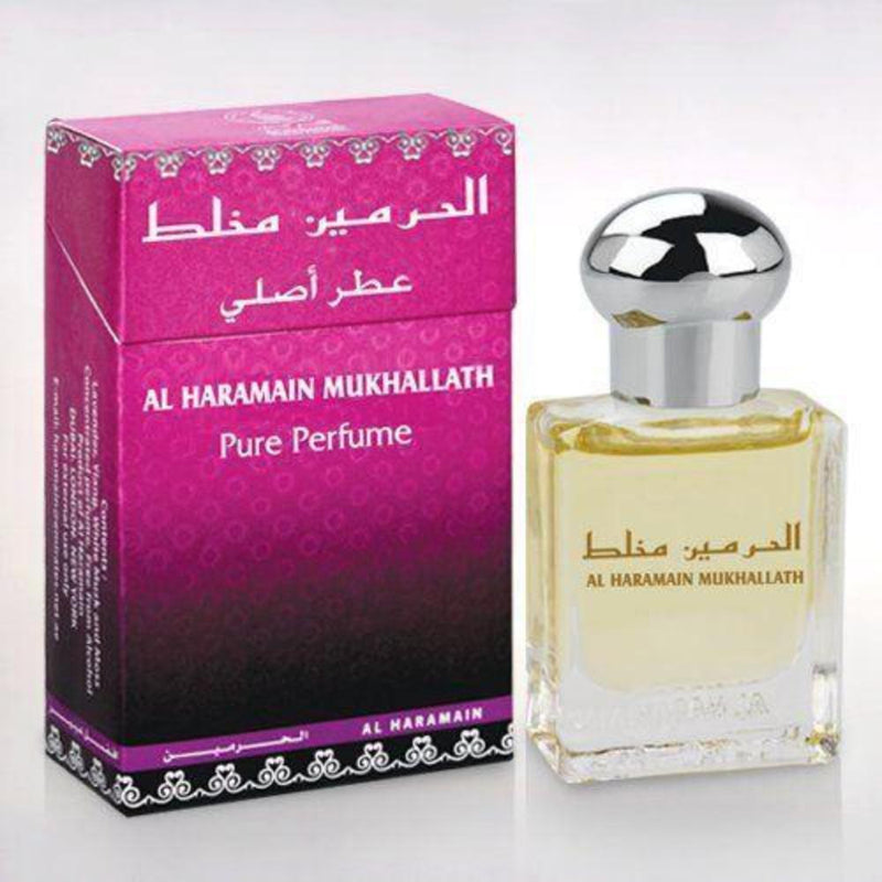 15ml Haramain Pure Perfume Attar Mukhallat Women Men Fragrance Pocket Size - The Orient