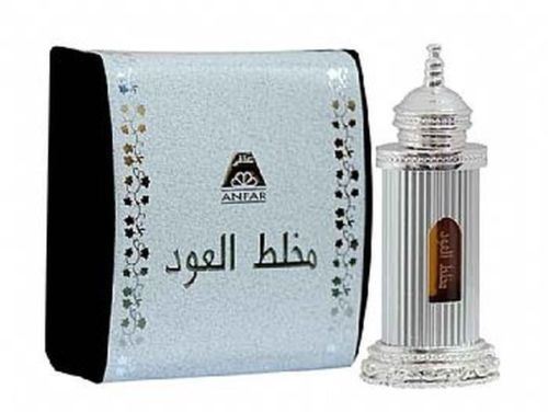 12ml Oudh Mukhallat Silver by Anfar Perfume Oil Attar Oriental Fragrance